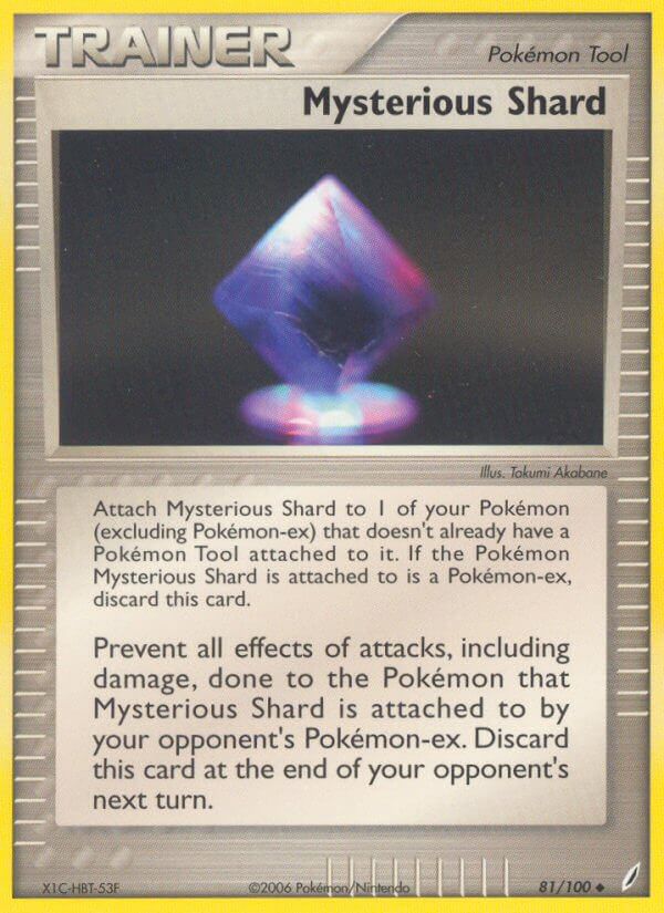 Mysterious Shard - EX Crystal Guardians (Uncommon) [CG-81] English / Near Mint / Normal