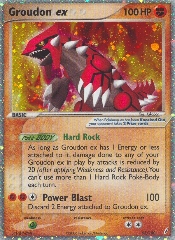 Groudon ex - EX Crystal Guardians (Ultra Rare) [CG-93] English / Near Mint / Normal