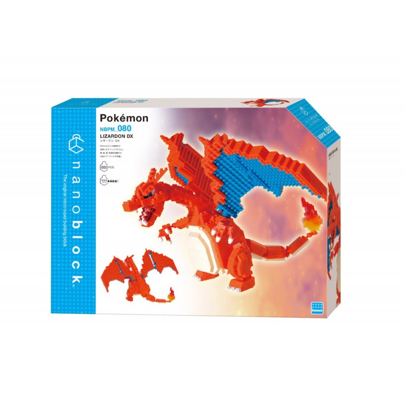 Nanoblock: Pokémon - Charizard Deluxe Advanced Series Legetøj