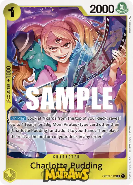 Charlotte Pudding - Foil (Rare) Op03-112 One Piece Singles