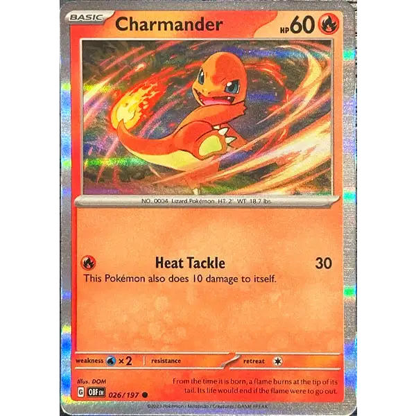 Charmander - Holo - 026/197 - Enkeltkort