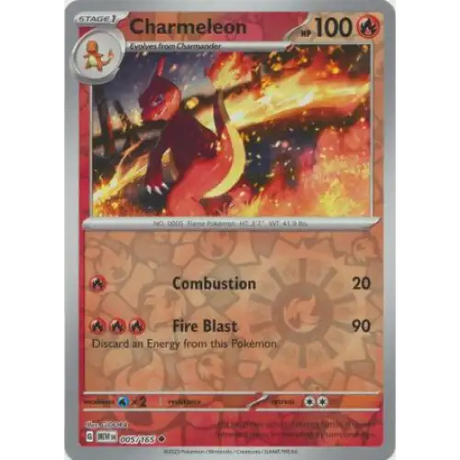 Charmeleon - Reverse - 005/165 - Enkeltkort