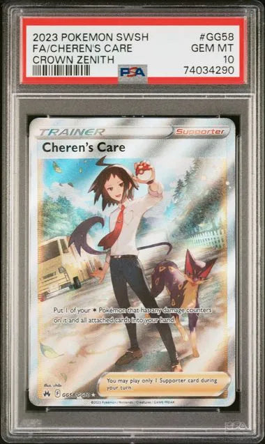 Cherens Care Crown Zenith Ultra Rare CRZ-GG58 Kortspil