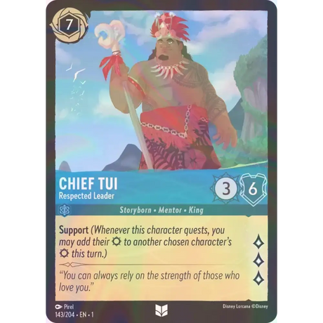 Chief Tui - Respected Leader - Foil (Uncommon) - 143/204