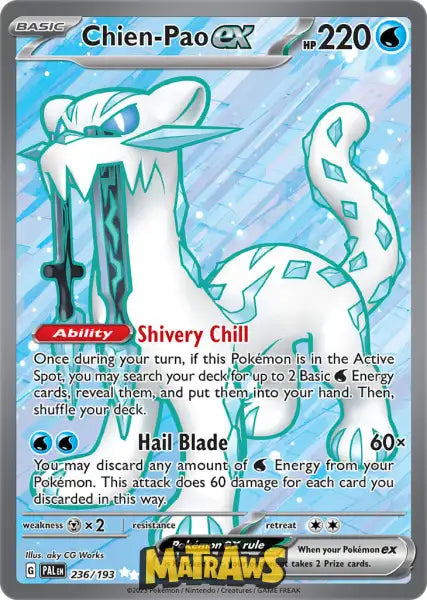 Chien-Pao Ex - Full Art 236/193 Enkeltkort