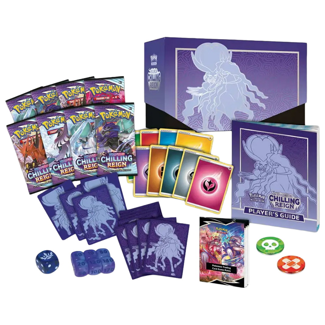 Pokémon TCG: Sword & Shield: Chilling Reign - Elite Trainer Box (Shadow Rider ETB)