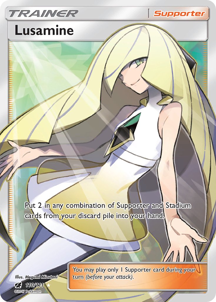 Lusamine - Crimson Invasion (Ultra Rare) [CIN-110] English / Near Mint / Normal