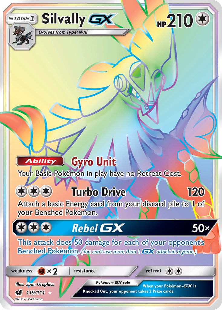 Silvally GX - Crimson Invasion (Secret Rare) [CIN-119] English / Near Mint / Normal