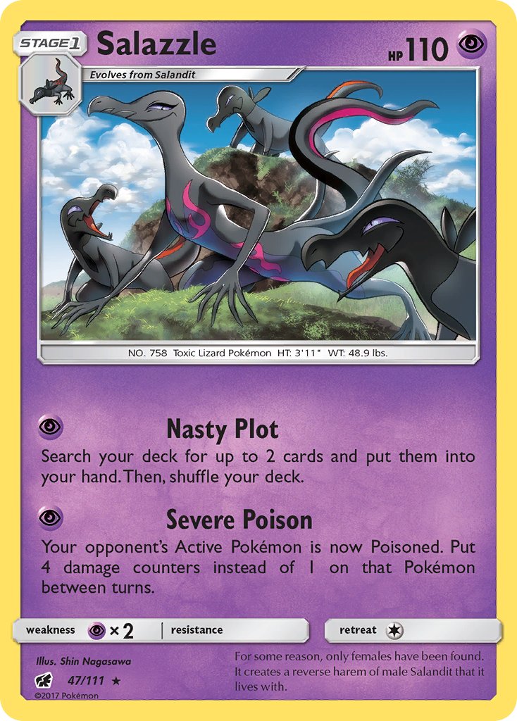 Salazzle - Crimson Invasion (Holo Rare) [CIN-47] English / Near Mint / Normal