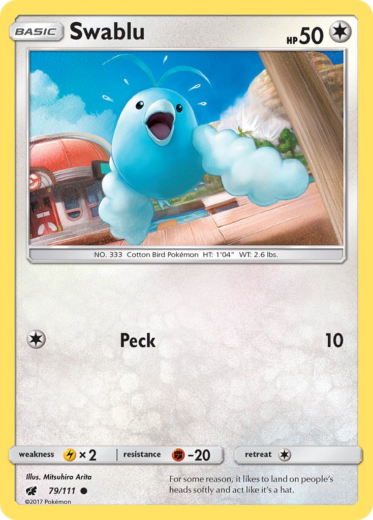 Swablu - Crimson Invasion (Common) [CIN-79] English / Near Mint / Normal