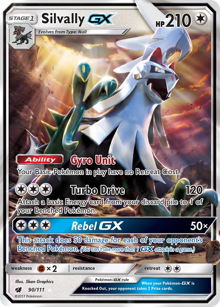 Silvally GX - Crimson Invasion (Ultra Rare) [CIN-90] English / Poor / Normal