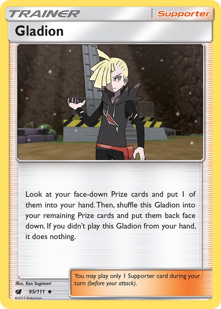 Gladion - Crimson Invasion (Uncommon) [CIN-95] English / Near Mint / Normal