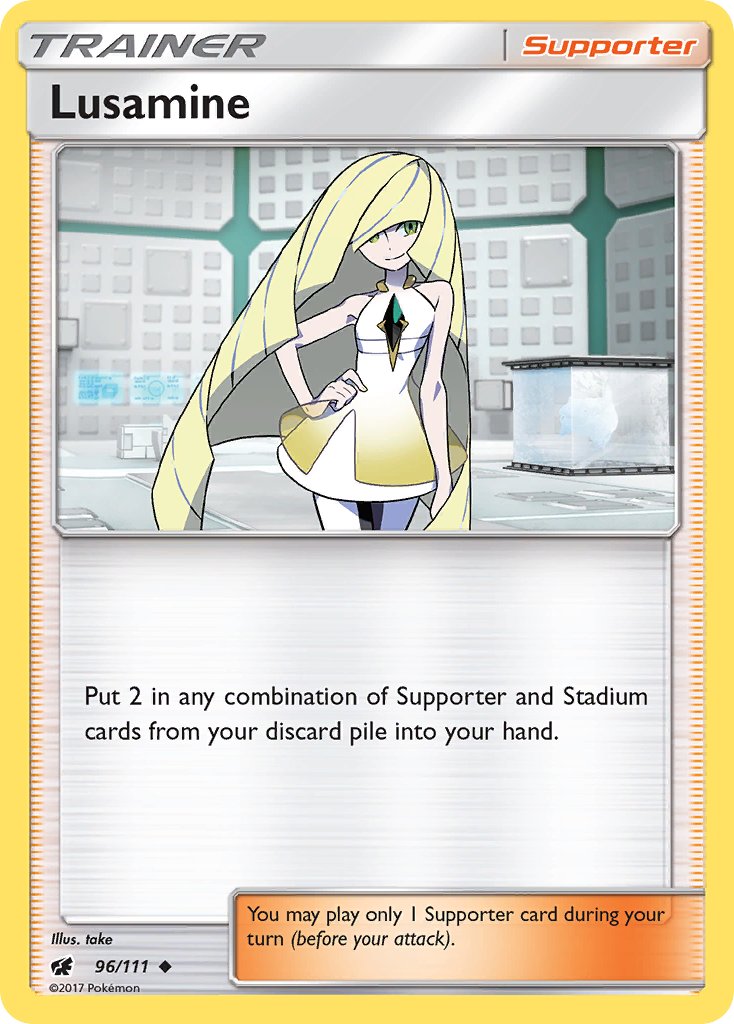 Lusamine - Crimson Invasion (Uncommon) [CIN-96] English / Near Mint / Normal