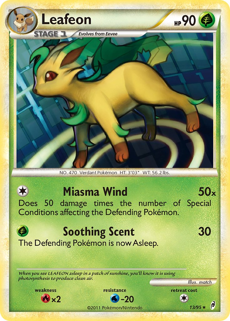 Leafeon - Call of Legends (Holo Rare) [CL-13] English / Near Mint / Normal