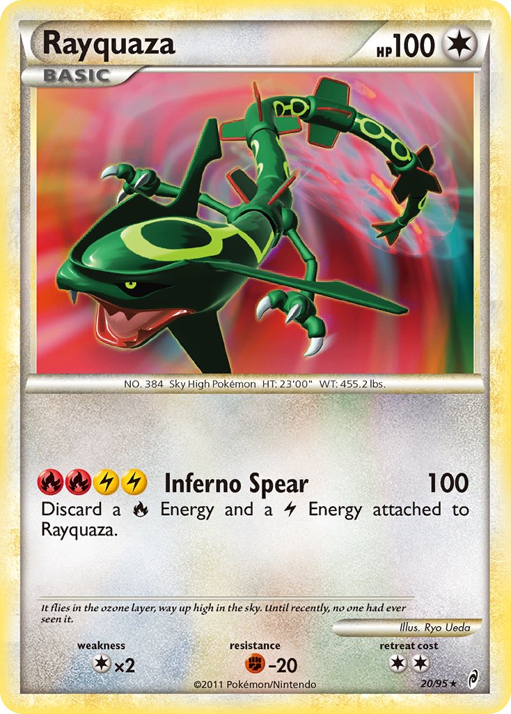 Rayquaza - Call of Legends (Holo Rare) [CL-20] English / Near Mint / Normal