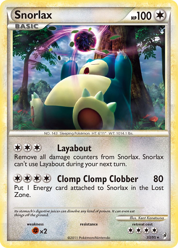 Snorlax - Call of Legends (Rare) [CL-33] English / Near Mint / Normal