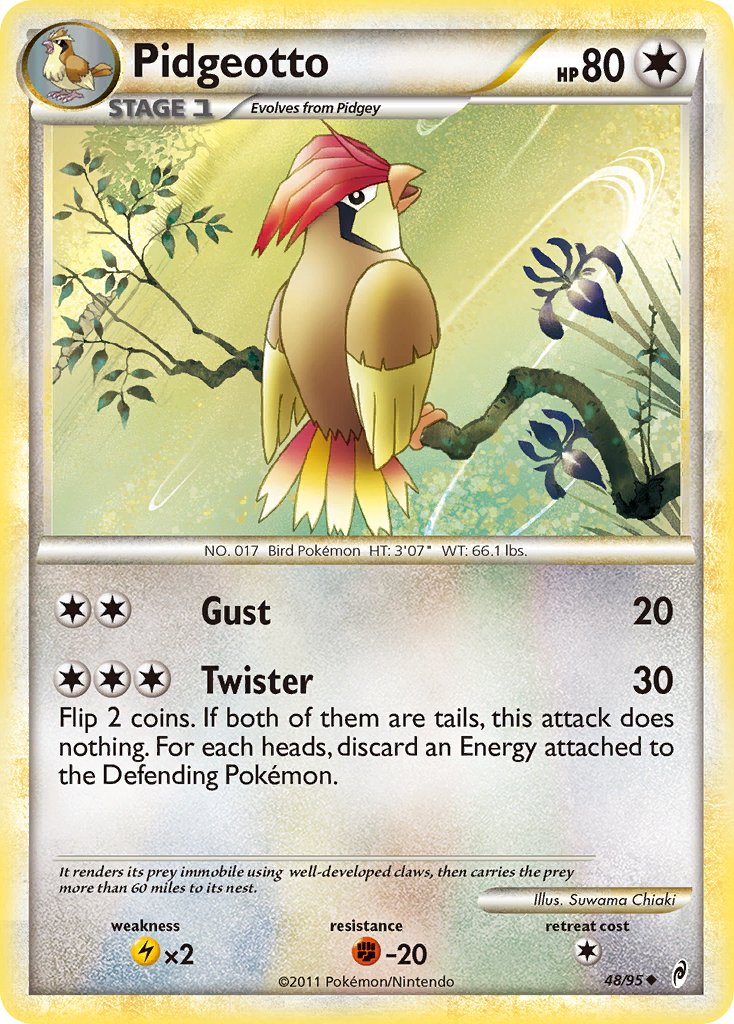 Pidgeotto - Call of Legends (Uncommon) [CL-48] English / Near Mint / Normal