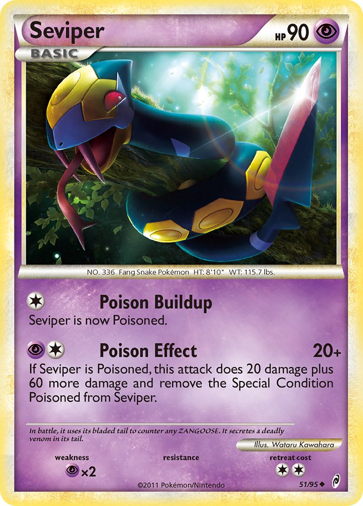 Seviper - Call of Legends (Uncommon) [CL-51] English / Near Mint / Normal