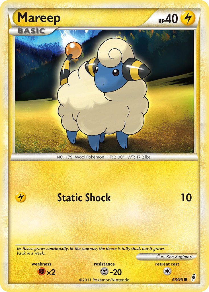 Mareep - Call of Legends (Common) [CL-63] English / Near Mint / Normal
