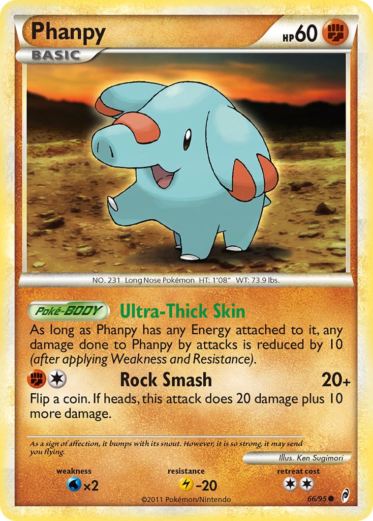 Phanpy - Call of Legends (Common) [CL-66] English / Near Mint / Normal