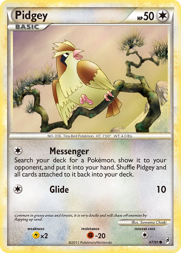 Pidgey - Call of Legends (Common) [CL-67] English / Near Mint / Normal