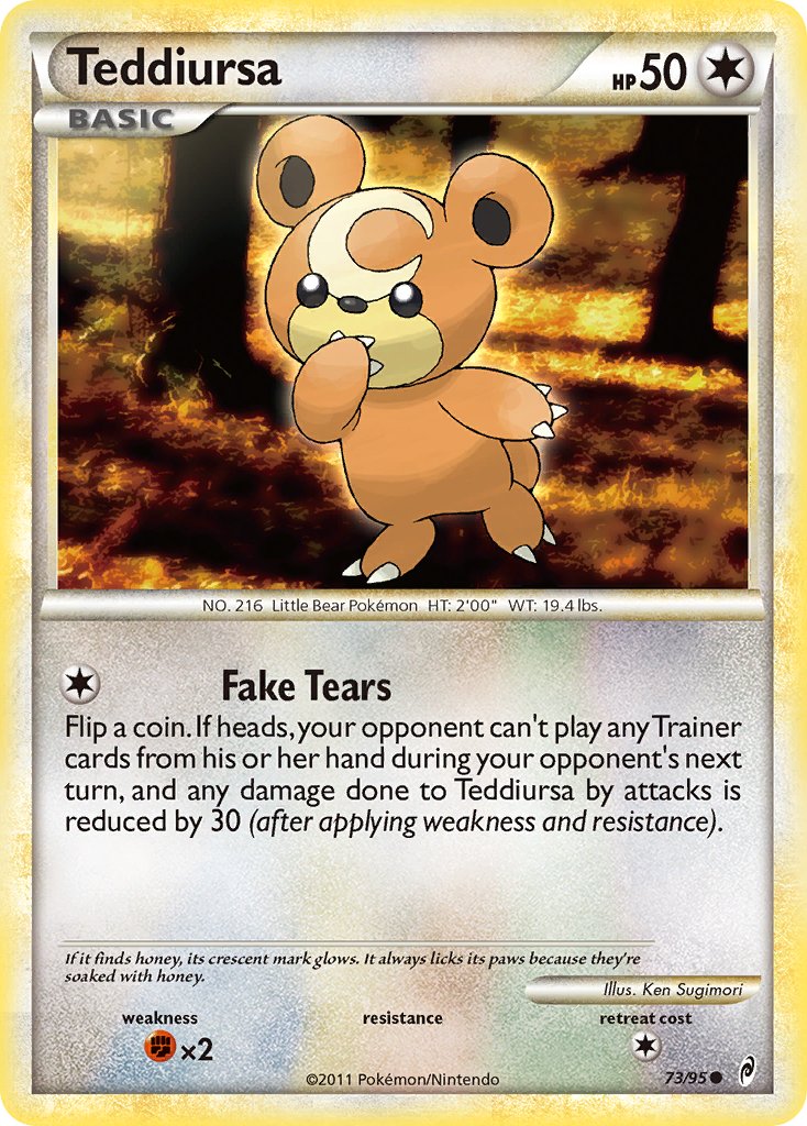 Teddiursa - Call of Legends (Common) [CL-73] English / Near Mint / Normal