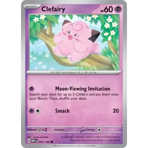 Clefairy - 035/165 - Enkeltkort