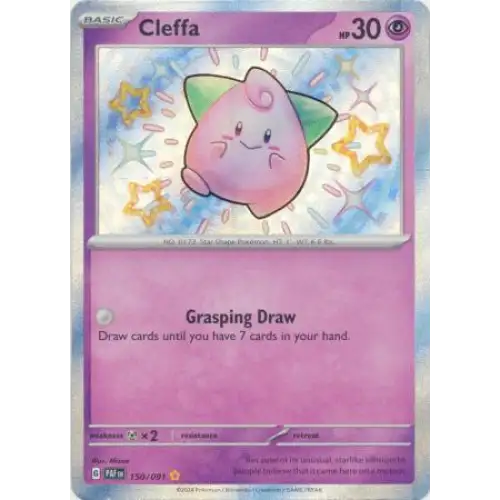 Cleffa - Baby Shiny - Holo - 150/091 - Enkeltkort