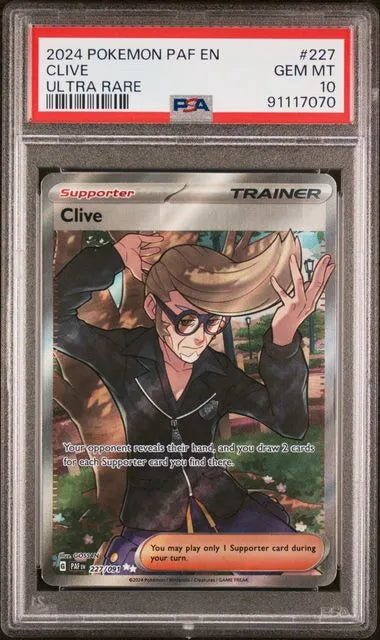 Clive - Paldean Fates (Ultra Rare) [227] Kortspil