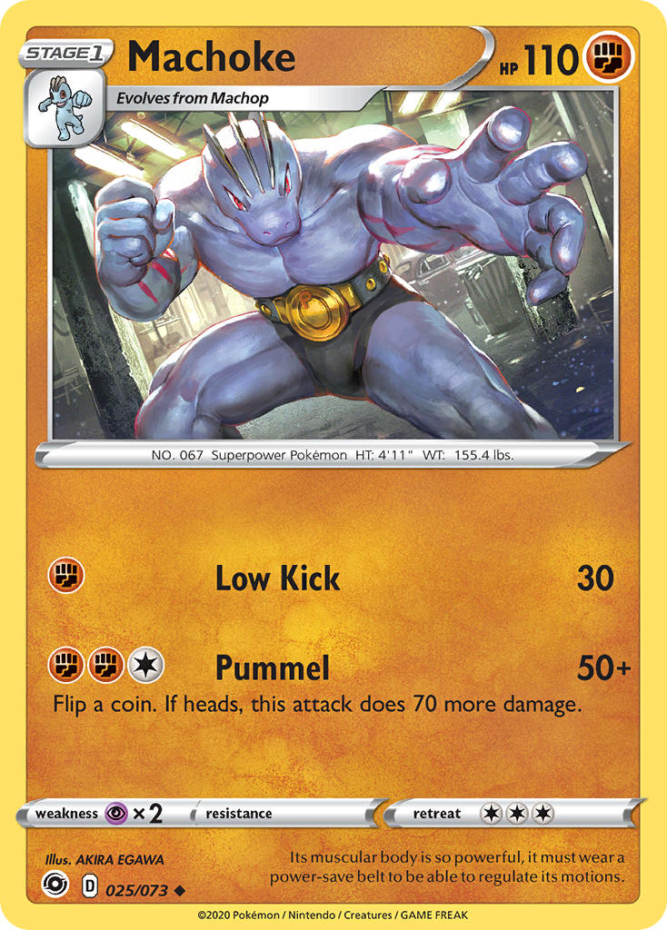 Machoke⁣ - Champion’s Path⁣ (Uncommon)⁣ [25]