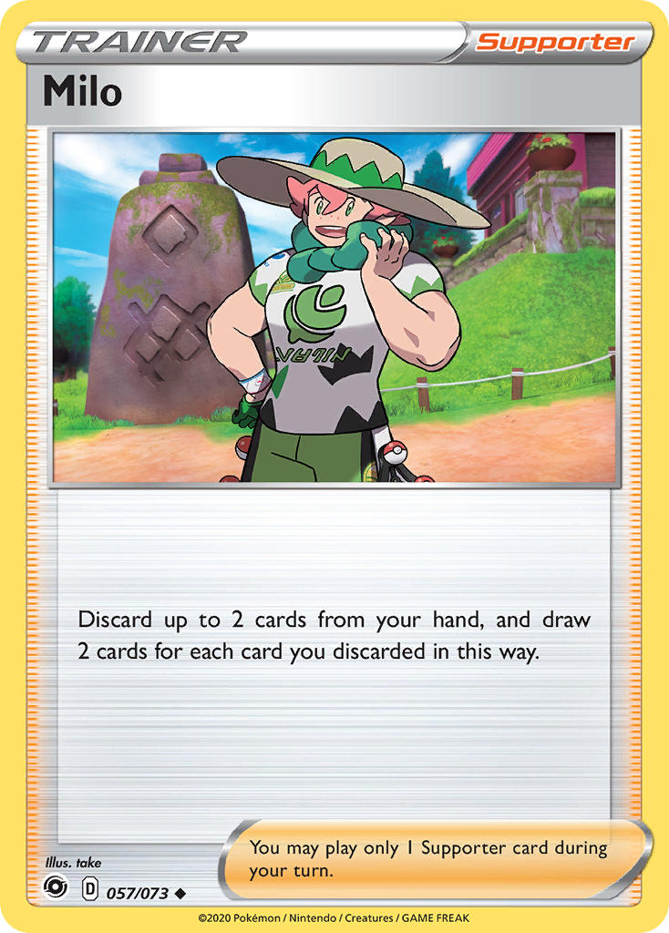 Milo⁣ - Champion’s Path⁣ (Uncommon)⁣ [57] English / Near Mint / Reverse-Holo Normal