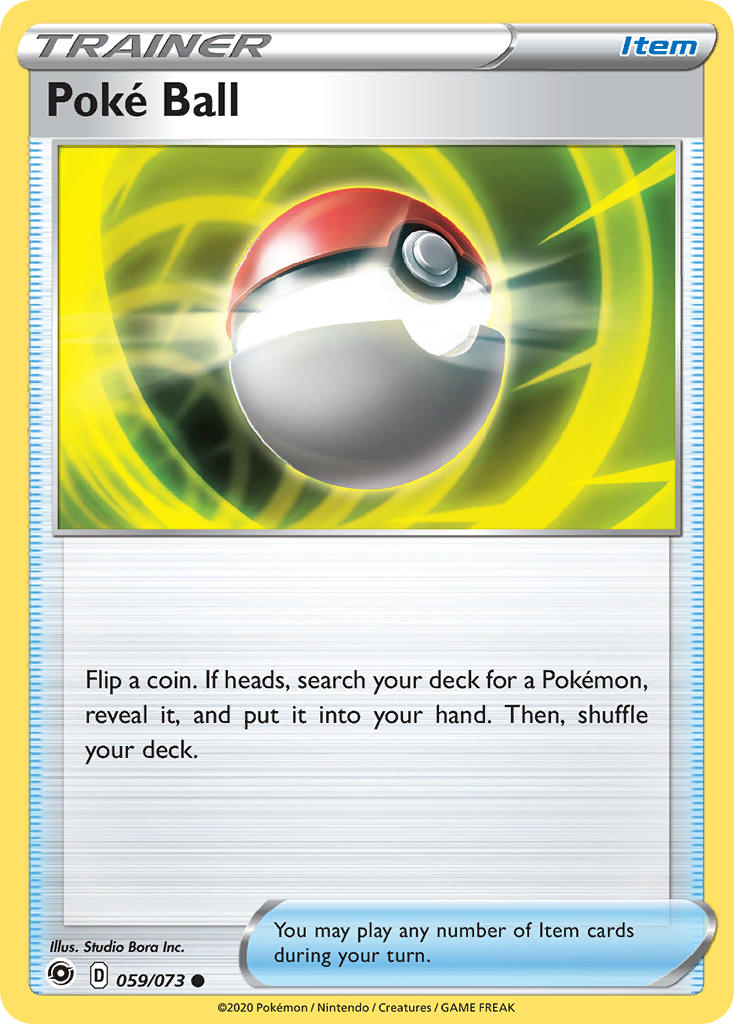 Poké Ball⁣ - Champion’s Path⁣ (Common)⁣ [59] English / Near Mint / Reverse-Holo Normal