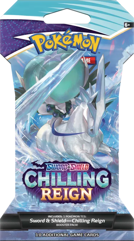 Pokémon TCG: Sword & Shield: Chilling Reign - Sleeved Booster Pack Kortspil