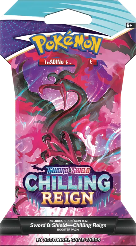 Pokémon TCG: Sword & Shield: Chilling Reign - Sleeved Booster Pack Kortspil