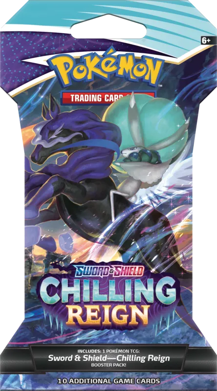 Pokémon TCG: Sword & Shield: Chilling Reign - Sleeved Booster Pack Kortspil