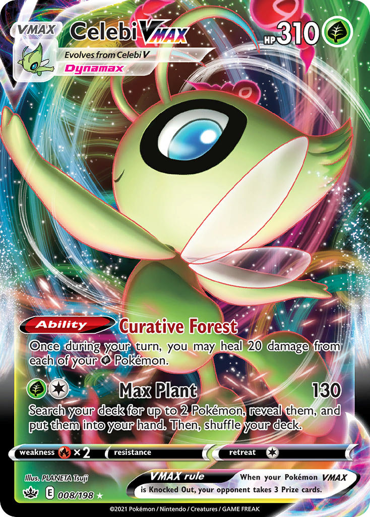 Celebi VMAX - Chilling Reign (Ultra Rare) [CRE-008] English / Near Mint / Normal