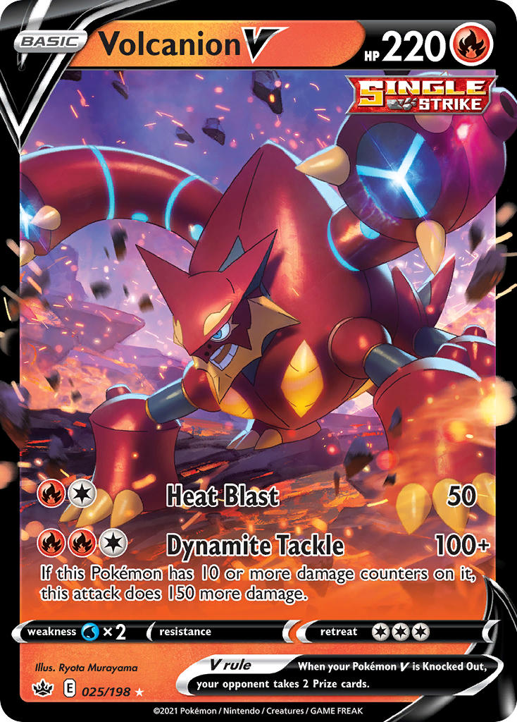 Volcanion V - Chilling Reign (Ultra Rare) [CRE-025] English / Near Mint / Normal