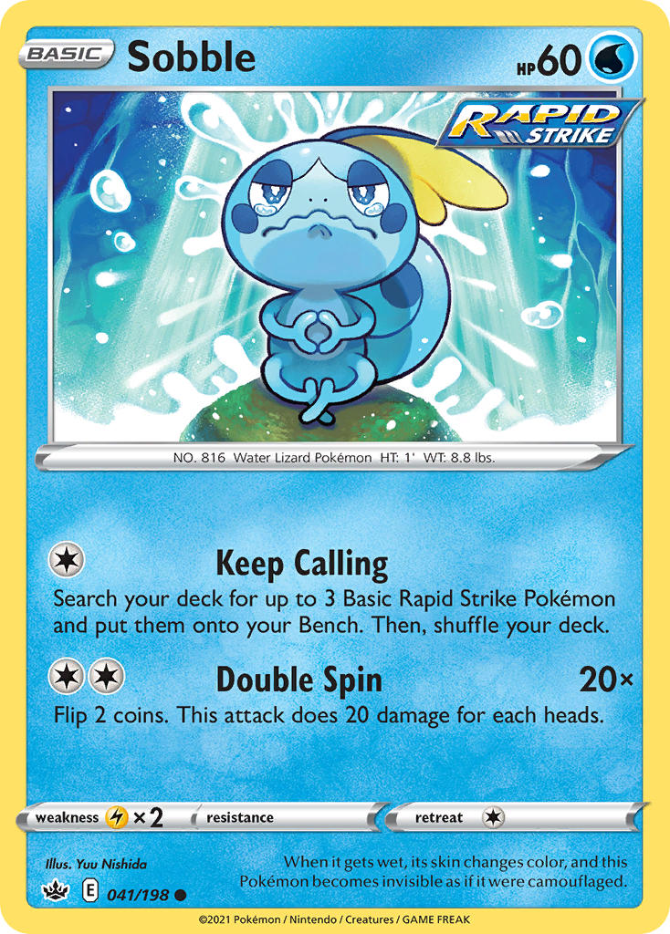 Sobble - Chilling Reign (Common) [CRE-041] English / Near Mint / Normal