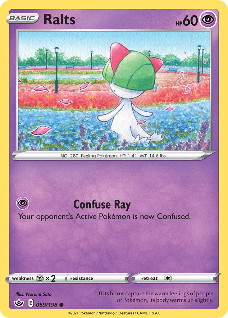 Ralts - Chilling Reign (Common) [CRE-059] English / Near Mint / Normal