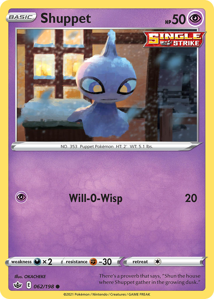 Shuppet - Chilling Reign (Common) [CRE-062] English / Near Mint / Normal