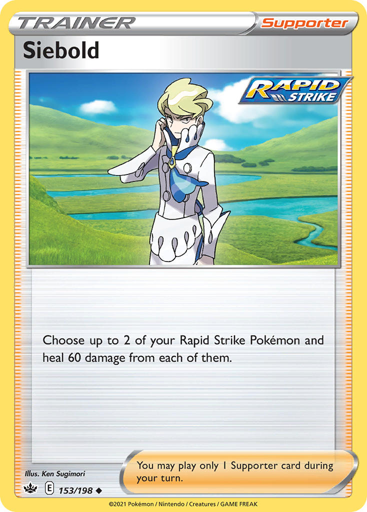 Siebold - Chilling Reign (Uncommon) [CRE-153] English / Near Mint / Normal