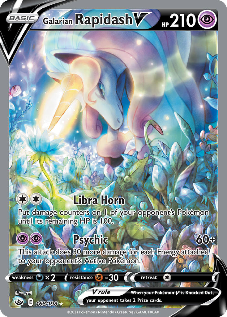 Galarian Rapidash V - Chilling Reign (Ultra Rare) [CRE-168] English / Near Mint / Normal