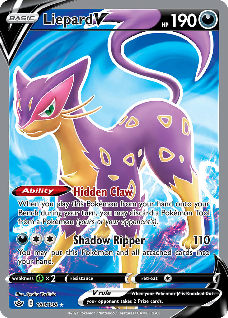 Liepard V - Chilling Reign (Ultra Rare) [CRE-180] English / Near Mint / Normal