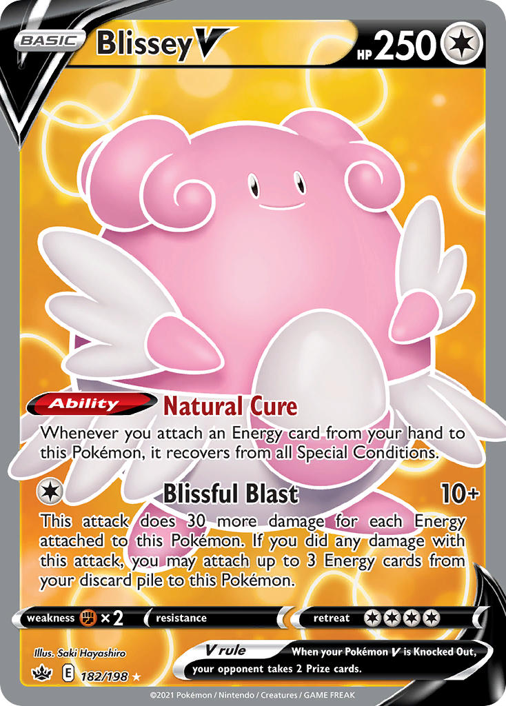 Blissey V - Chilling Reign (Ultra Rare) [CRE-182] English / Near Mint / Normal
