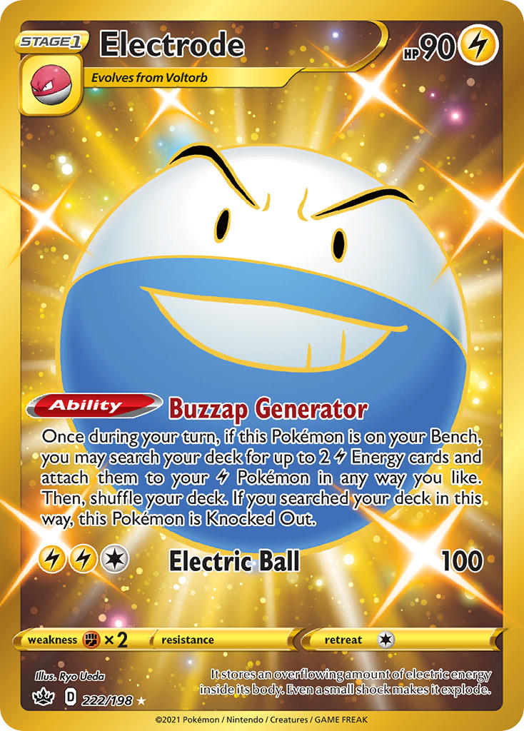 Electrode - Chilling Reign (Secret Rare) [CRE-222] English / Near Mint / Normal