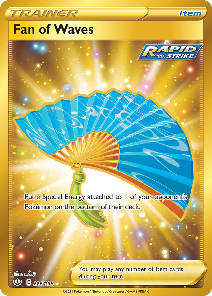 Fan of Waves - Chilling Reign (Secret Rare) [CRE-226] English / Near Mint / Normal