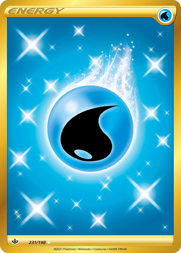 Water Energy - Chilling Reign (Secret Rare) [CRE-231] English / Near Mint / Normal
