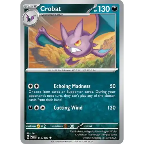 Crobat - 112/182 - Enkeltkort