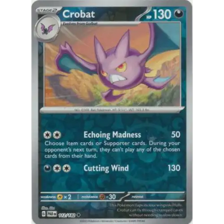 Crobat - Reverse -112/182 - Enkeltkort