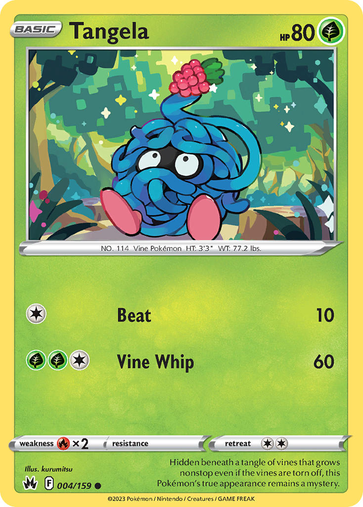 Tangela - Crown Zenith (Common) [CRZ-004] English / Near Mint / Normal